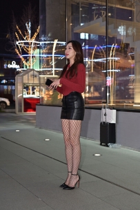 【精选街拍】Vol.2748 皮裙红黑搭配 [226P-4.94GB]